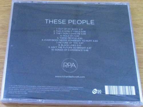 RICHARD ASHCROFT These People UK EUROPE Cat# RPACD001