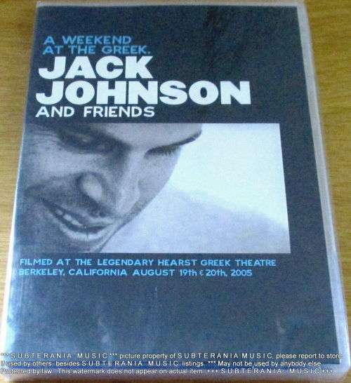 JACK JOHNSON A Weekend at The Greek DVD