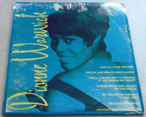 DIONNE WARWICK Walk On By And Other Favourites SOUTH AFRICA 1990 VINYL RECORD