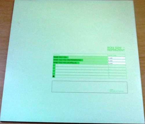 RONI SIZE / REPRAZENT Who Told You 10` Promo Maxi Single VINYL RECORD Drum n Bass