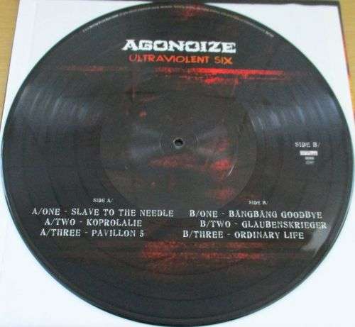 AGONOIZE Ultraviolent Six Picture Disc VINYL [Electronic EBM Industrial]