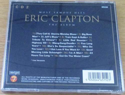 ERIC CLAPTON The Album CD 2 [shelf G x 2]