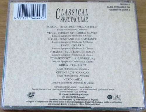 CLASSICAL SPECTACULAR Vredi Strauss Tchaikovsky [shelf G x 5]