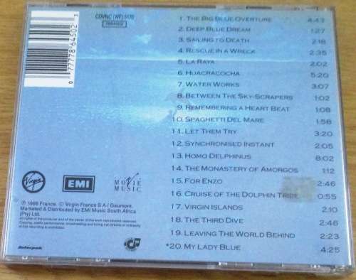 SOUNDTRACK: THE BIG BLUE O.S.T. CD [Shelf V Box 5]