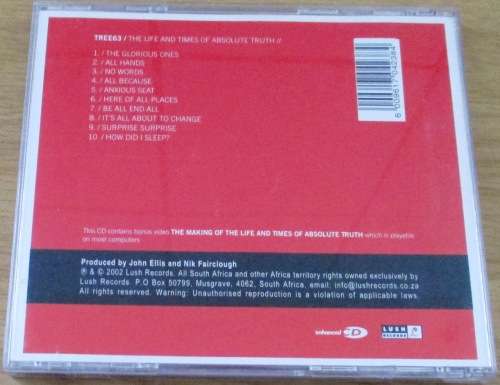 TREE 63 The Life and Times of Absolute Truth  [Shelf G box 17]