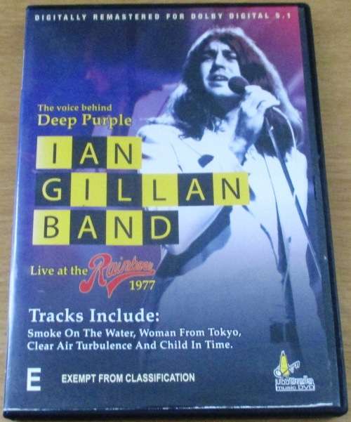 IAN GILLIAN BAND Live at the Rainbow DVD