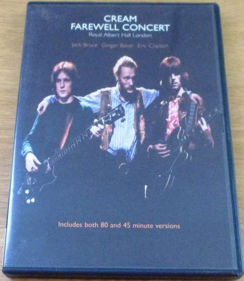 CREAM Royal Albert Hall: London May 2-3-5-6 2005 (Region 2-4 DVD)