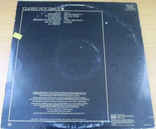CLASSIX NOUVEAUX  La Verite VINYL Record