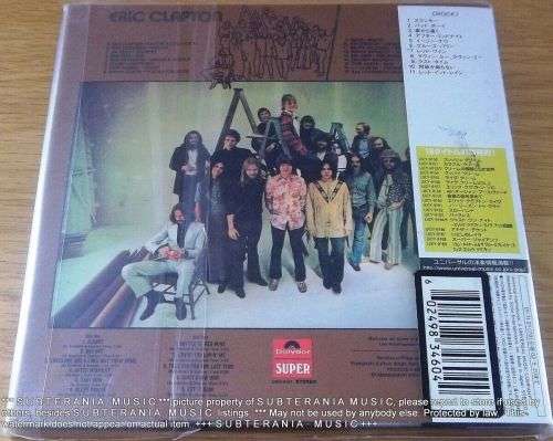 ERIC CLAPTON Eric Clapton European CD Replica of Japanese OBI Strip release