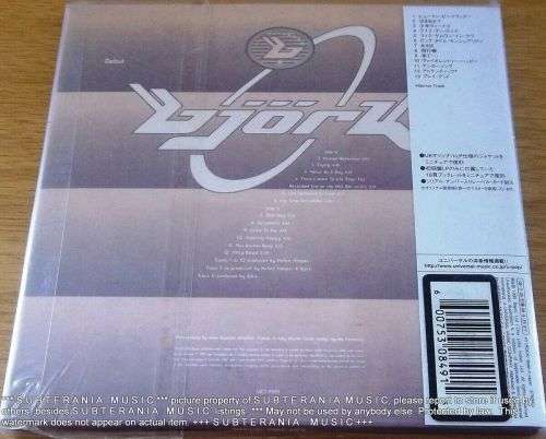 BJORK Debut Cardboard Sleeve CD Reissue Series Vintage Vinyl Replica of Japanese OBI Strip release