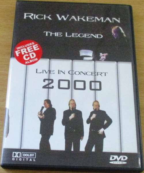 RICK WAKEMAN The Legend Live in Concert 2000 CD+DVD IMPORT DVD