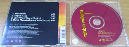 ROBBIE WILLIAMS Millenium CD South African Release Maxi Single