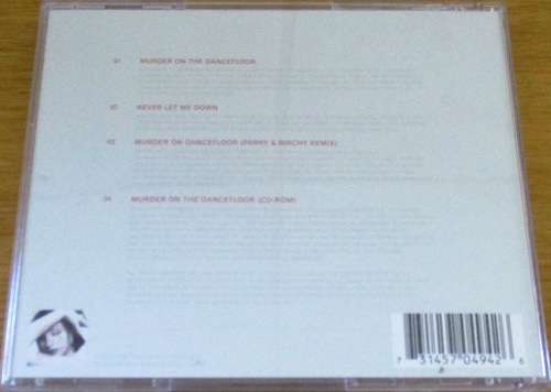 SOPHIE ELLIS BEXTOR Murder on the Dancefloor CD IMPORT Release Maxi Single