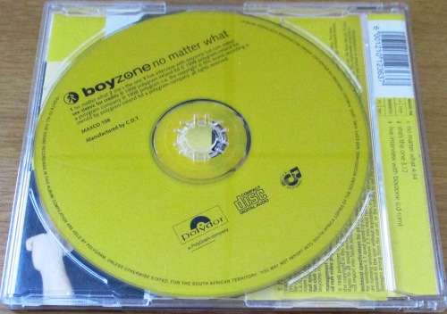 BOYZONE No Matter What South African Release Maxi Single CD