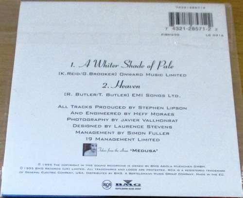 ANNIE LENNOX A Whiter Shade of Pale European Card Sleeve CD Maxi Single