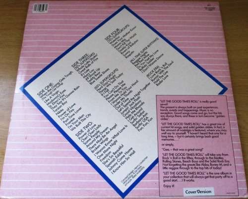 LET THE GOOD TIMES ROLL  Vinyl Record *not original artists`