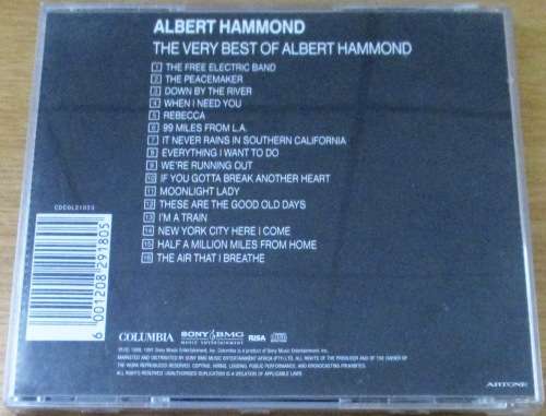 ALBERT HAMMOND The Very Best Of CD