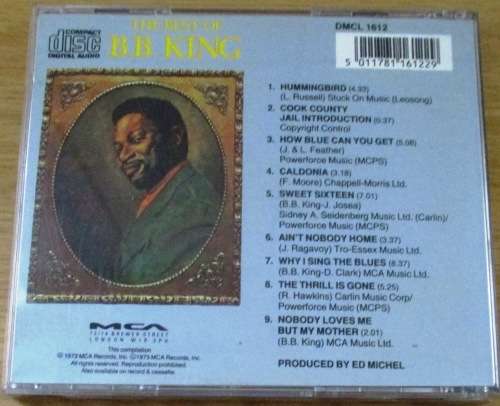 BB KING The Best Of CD [Shelf Z Box 1]