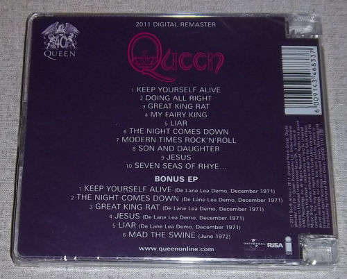 QUEEN Queen Deluxe Edition + Bonus EP SOUTH AFRICA Cat# DARCD 3112