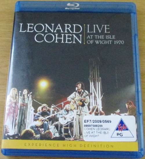 LEONARD COHEN Live at the Isle of Wight 1970 BLU RAY