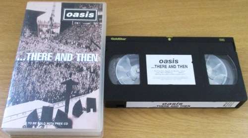 OASIS ... There and Then VHS Video Cassette no CD, VHS only
