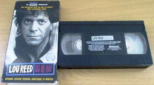 LOU REED Rock Roll Heat VHS Video Cassette
