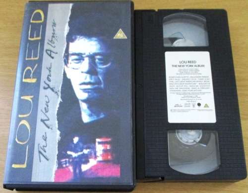 LOU REED The New York Album VHS Video Cassette