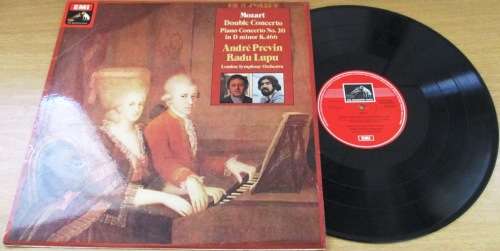 ANDRE PREVIN RADU LUPU Mozart Double Concerto Vinyl Record