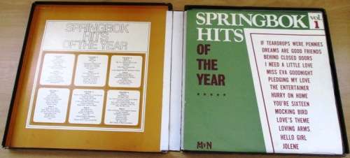 SPRINGBOK HITS OF THE YEAR 6 Vinyl BOX SET Vinyl Record
