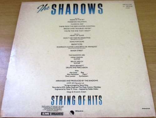 THE SHADOWS String of Hits Vinyl Record