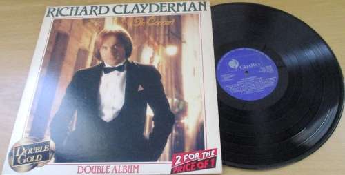 RICHARD CLAYDERMAN In Concert 2XLP Vinyl Record