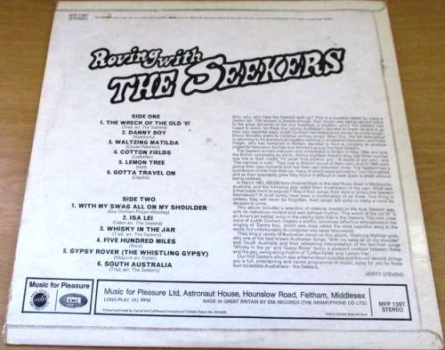 THE SEEKERS Raving With The Seekers Vinyl Record