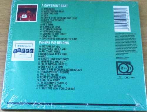 BOYZONE A Different Beat + Where We Belong  [SEALED]