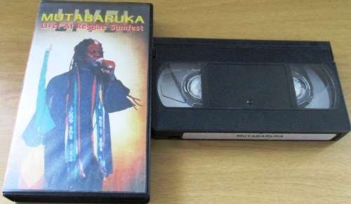 MUTABARUKA Live at Reggae Sunfest VHS Video Cassette