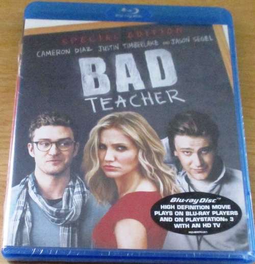 BAD TEACHER Cameron Diaz Justin Timberlake  BLU RAY