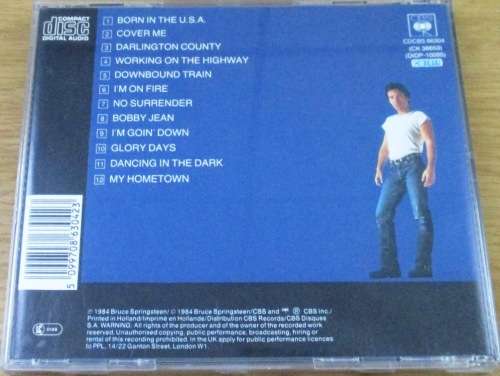 BRUCE SPRINGSTEEN Born in the USA [IMPORT]  [Shelf Z Box 3 + main stock room]
