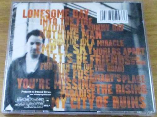 BRUCE SPRINGSTEEN The Rising CD  [SA]  [Shelf Z Box 3 + main stock room]