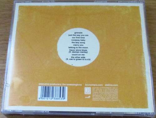 BRUNO MARS Doo Wops and Hooligans  [SA]  [Shelf Z Box 3]