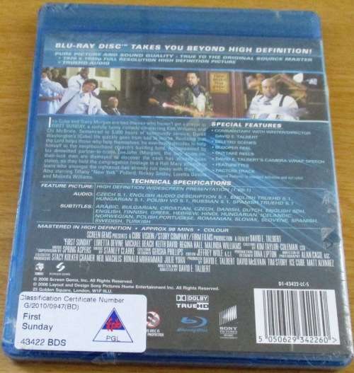 FIRST SUNDAY Ice Cube Tracy Morgan BLU RAY