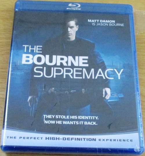 THE BOURNE SUPREMACY Matt Damon BLU RAY