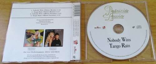 PATRICIA LEWIS Nobody Wins / Tango Rain South African Release CD single [Shelf G Box 10]