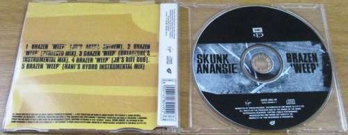 SKUNK ANANSIE Brazen `Weep` South African Release CD single [Shelf G Box 10]