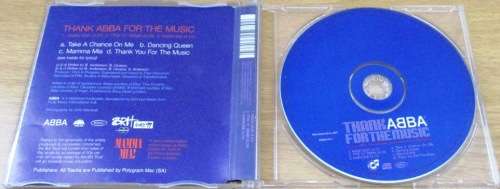 ABBA tribute feat Mamma Mia cast Thank you For the Music single [Shelf G Box 10]