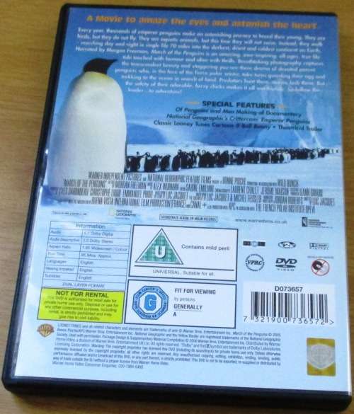MARCH OF THE PENGUINS Morgan Freeman
