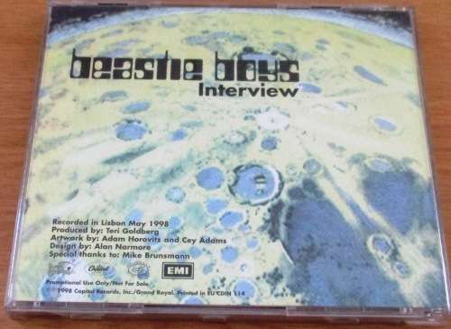 BEASTIE BOYS Interview Thing Lisbon Promo CD [Shelf G Box 19]
