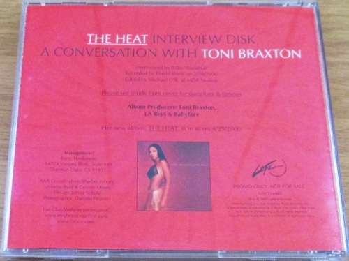 TONI BRAXTON The Heat Interview Disc [Shelf G Box 19]