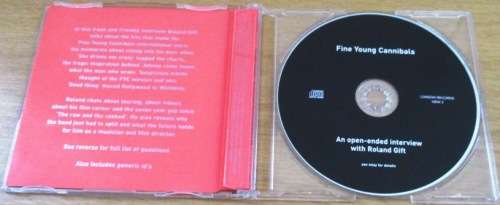 FINE YOUNG CANNIBALS Open Ended Interview with Roland Gift Interview Disc [Shelf G Box 19]