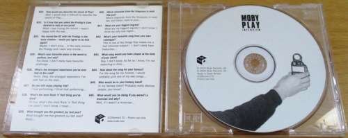 MOBY Play Interview Promo CD [Shelf G Box 19]