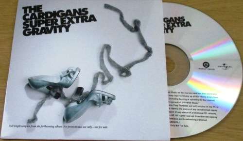 THE CARDIGANS Super Extra Gravity Promo CD [Shelf G Box 9]
