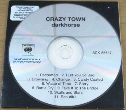 CRAZY TOWN Dark Horse CD [Shelf G Box 9]